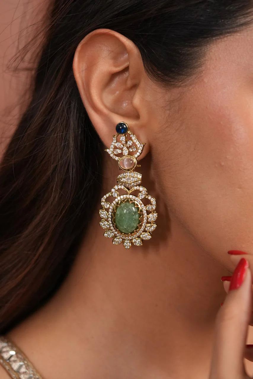 Jiva Multicoloured Sabhya Designer Earrings